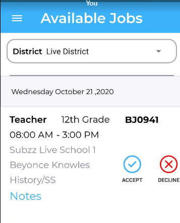 instasub for teachers login