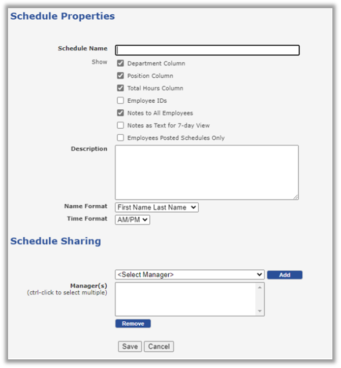 ScheduleAnywhere Schedules