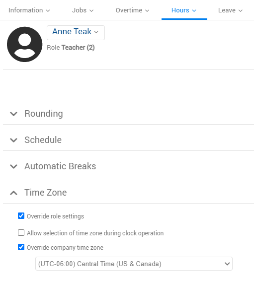 TimeClock Plus Multiple Time Zone Essentials