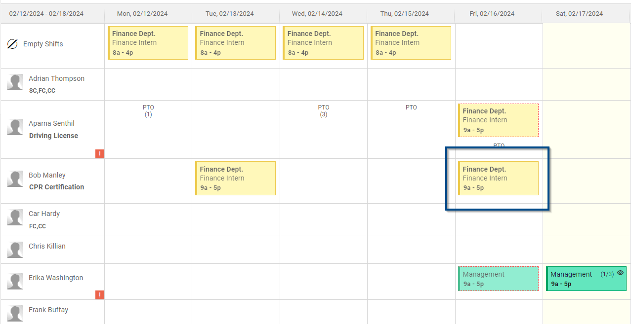 Humanity | Shiftplanning | Add 'Skill(s)' to a Shift